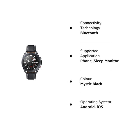Samsung Galaxy Watch 3 45mm (Mystic Black/Silver)