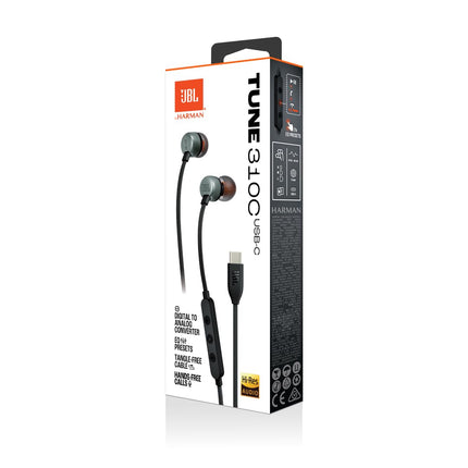 JBL Tune 310 Wired in-Ear Type C Headphones (Blue) (BRAND NEW/SEALED)