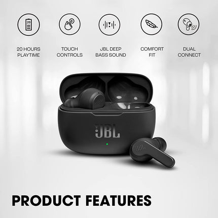 JBL Wave 200 in Ear TWS Earbuds with Mic