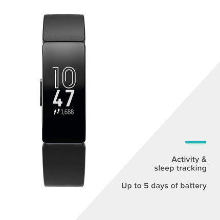 Fitbit Inspire Health and Fitness Tracker (Black)