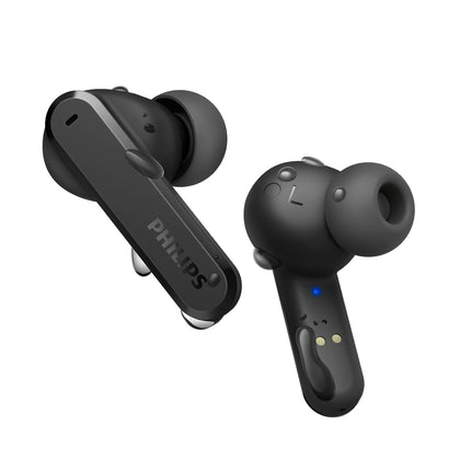 PHILIPS Audio TWS Tat4506 Bluetooth Truly Wireless in Ear Earbuds with Mic with Active Noise Cancellation, 24 Hrs Playtime (6+18), Ipx4, Touch Controls, C-Type Charging (Black)