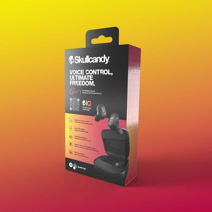 Skullcandy Grind in-Ear Wireless Earbuds, 40 Hr Battery, Skull-iQ, Alexa Enabled, Microphone