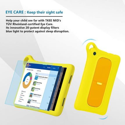 Alcatel TKEE MID Tablet with Google Voice Assistant 20.32 cm (8inch, 2GB+32GB, Wi-Fi + 4G Calling, Android 10, Type C Charging), Yellow