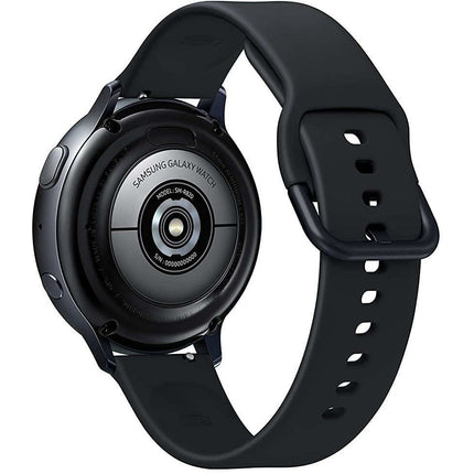 Samsung Galaxy Watch Active 2 (Bluetooth + LTE, 44 mm) - Aluminium Dial, Silicon Straps (Black) - Grabgear.in