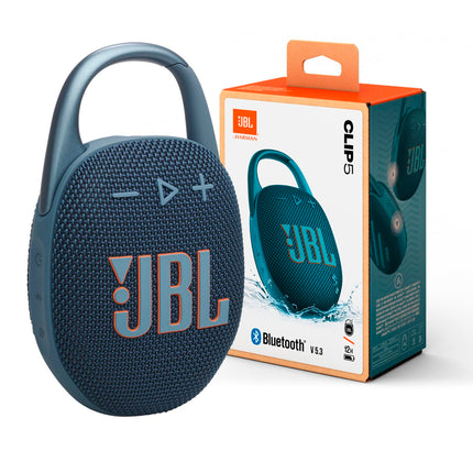 JBL Clip 5 - Ultra-Portable, Waterproof & Dustproof Bluetooth Speaker, Big Pro Sound with Punchy bass, Integrated Carabiner, Up to 12 Hours of Play, Made in Part with Recycled Materials (BRAND NEW/SEALED)