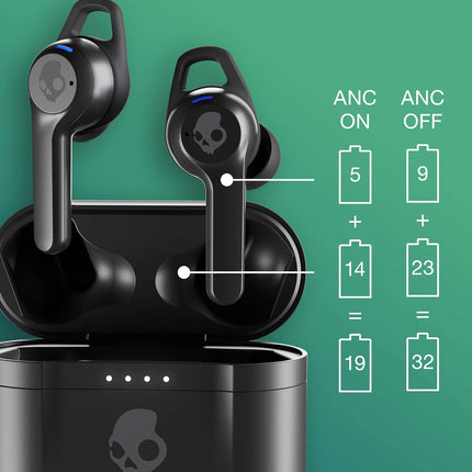 Skullcandy Indy ANC True Wireless in-Ear Bluetooth Earbuds, Active Noise Cancellation