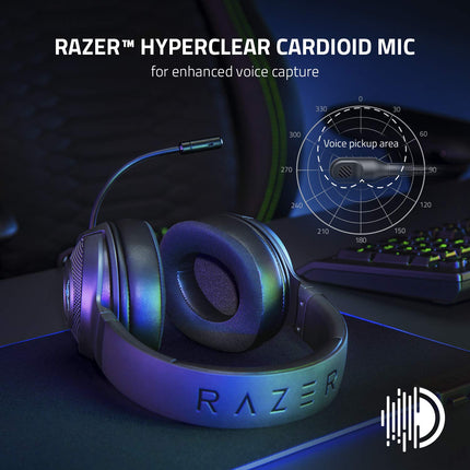 Razer Kraken V3 X - Wired USB Gaming Headset (Black I RZ04-03750100-R3M1)