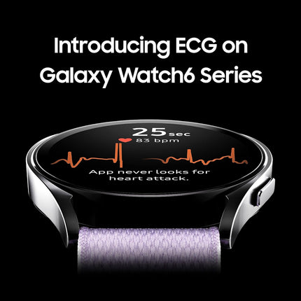 Samsung Galaxy Watch6 GPS (Compatible with Android only) | Introducing BP & ECG Features