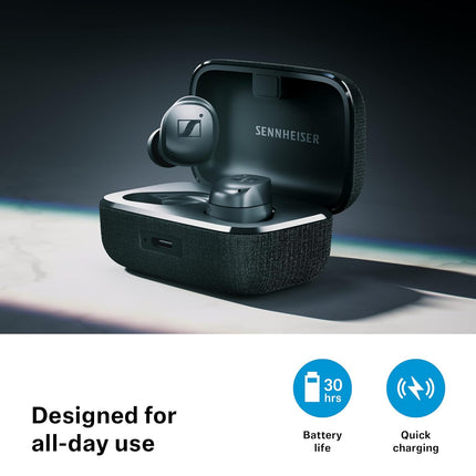 Sennheiser MOMENTUM True Wireless 4 with Bluetooth5.4 and future-ready AURACAST technology (BRAND NEW/SEALED)