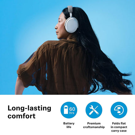 Sennheiser Momentum 4 Wireless Headphones - Over Ear Headset for Crystal-Clear Calls with Adaptive Noise Cancellation