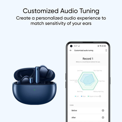 realme Buds Air 3 True Wireless in-Ear Earbuds with Active Noise Cancellation (ANC) (UNBOXED) - Unboxify