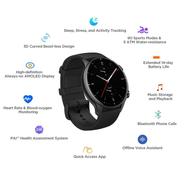 Amazfit Band 5 Activity Fitness Tracker - Black; Alexa Built-In; Blood  Oxygen, Heart Rate, Sleep & Stress Monitoring - Micro Center