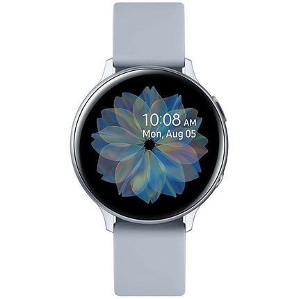 Samsung Galaxy Watch Active 2 (Bluetooth + LTE, 44 mm) - Aluminium Dial, Silicon Straps (Black) - Grabgear.in